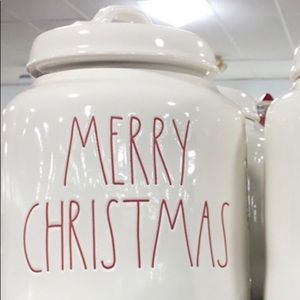 Rae Dunn merry Christmas canister